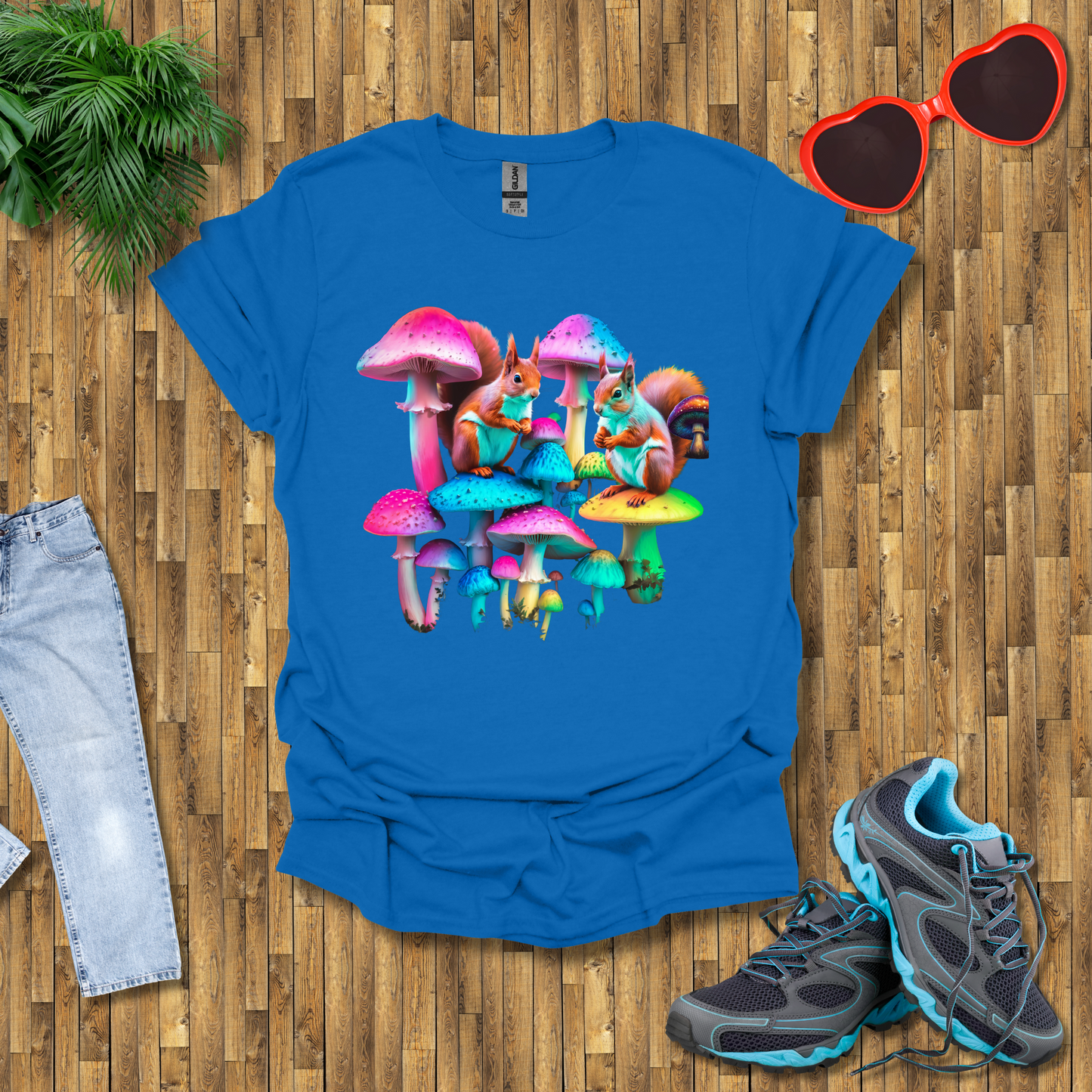 Mushroom umbrella for squirrels T-Shirt