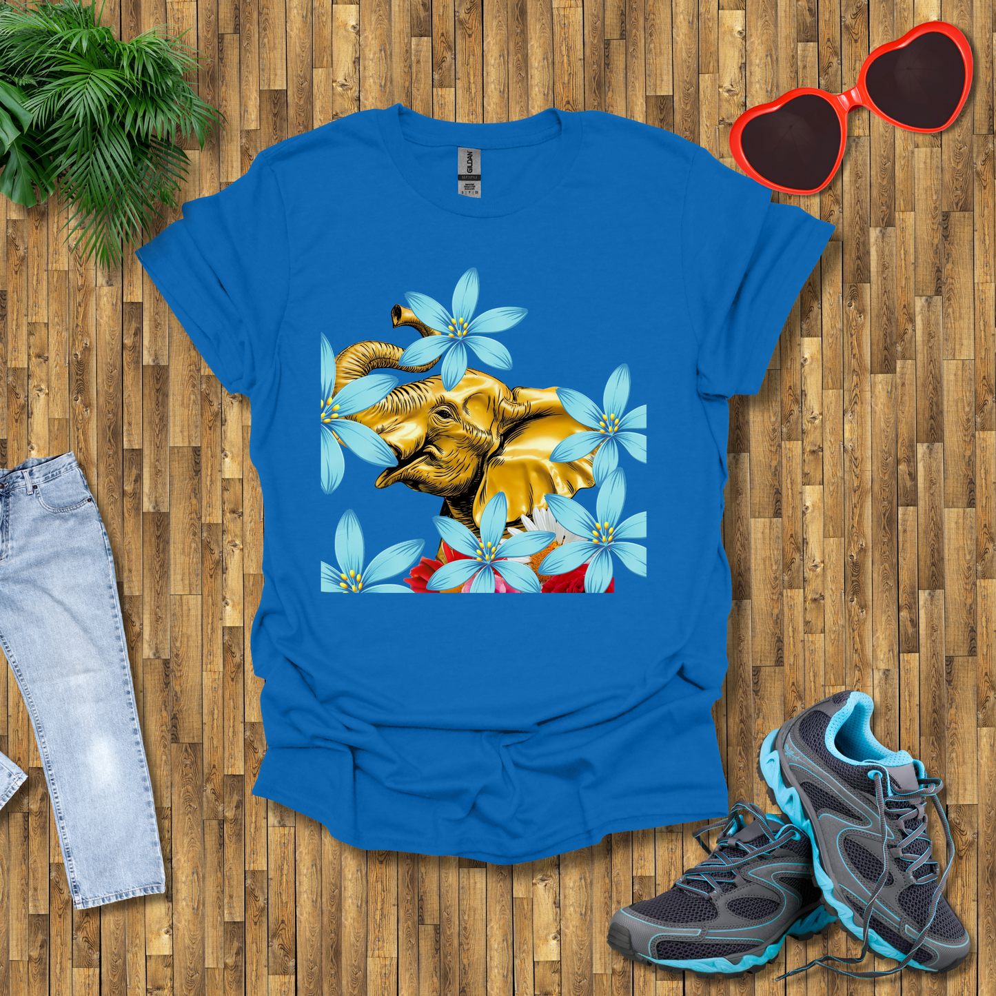 Artistic elephant head T-Shirt