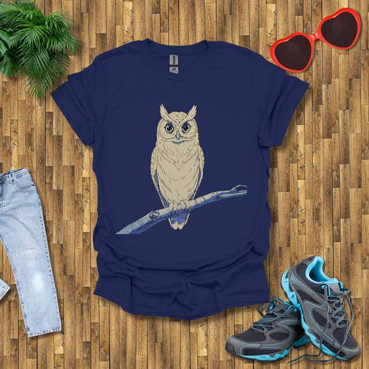 Owl on a branch T-Shirt