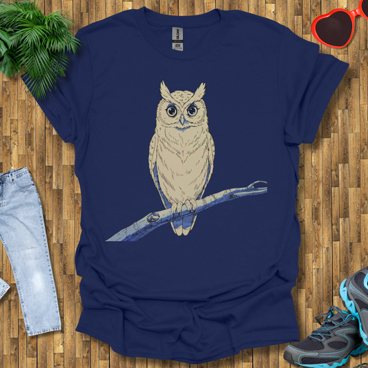 Owl on a branch T-Shirt