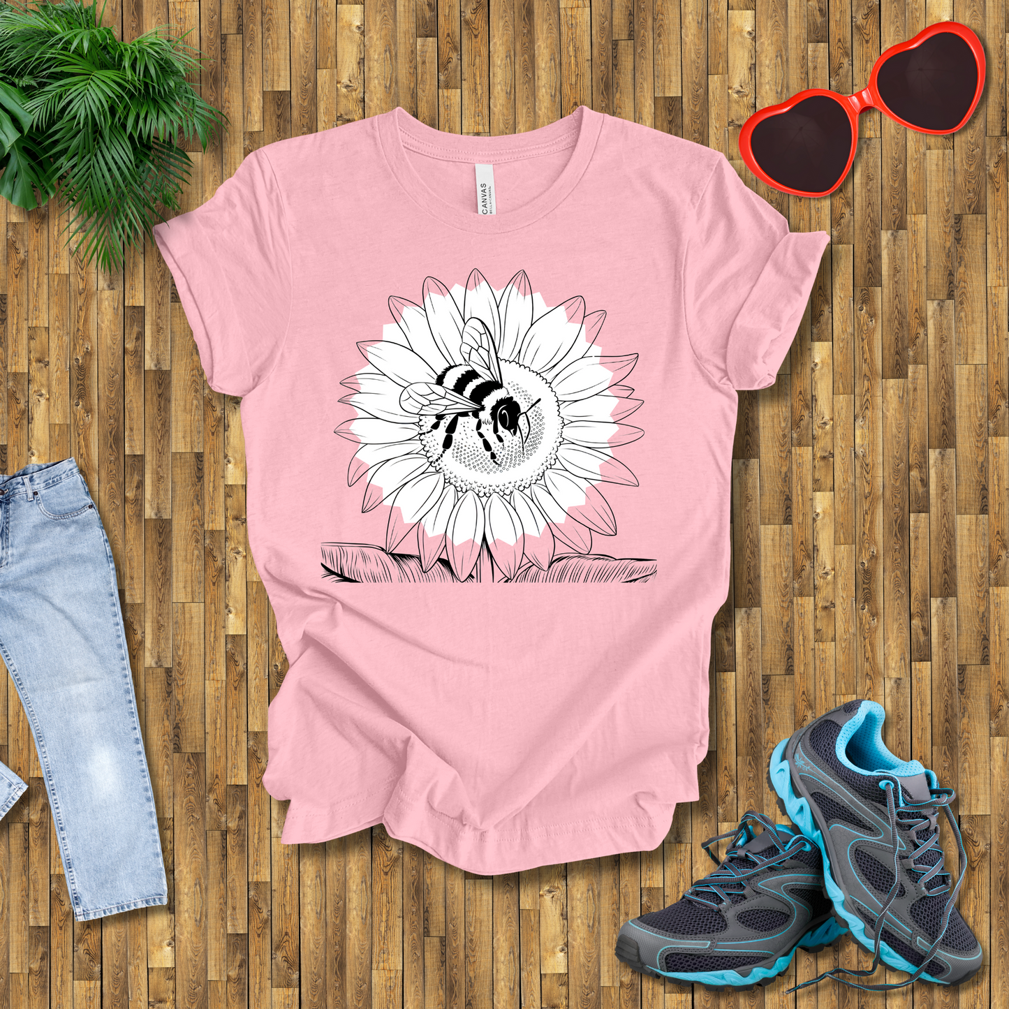 Bees on sunflowers T-Shirt