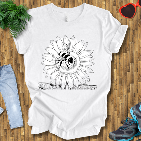 Bees on sunflowers T-Shirt