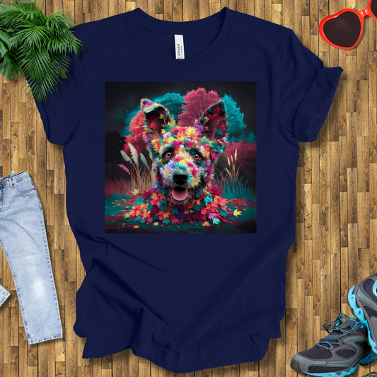 Galactic leafy dog T-Shirt