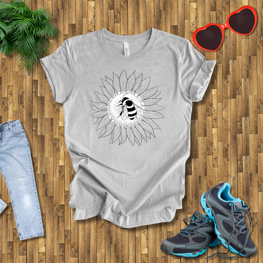 Bees on sunflowers T-Shirt