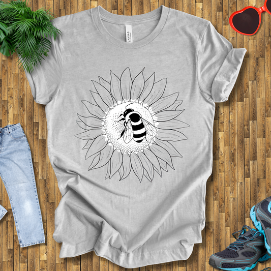 Bees on sunflowers T-Shirt