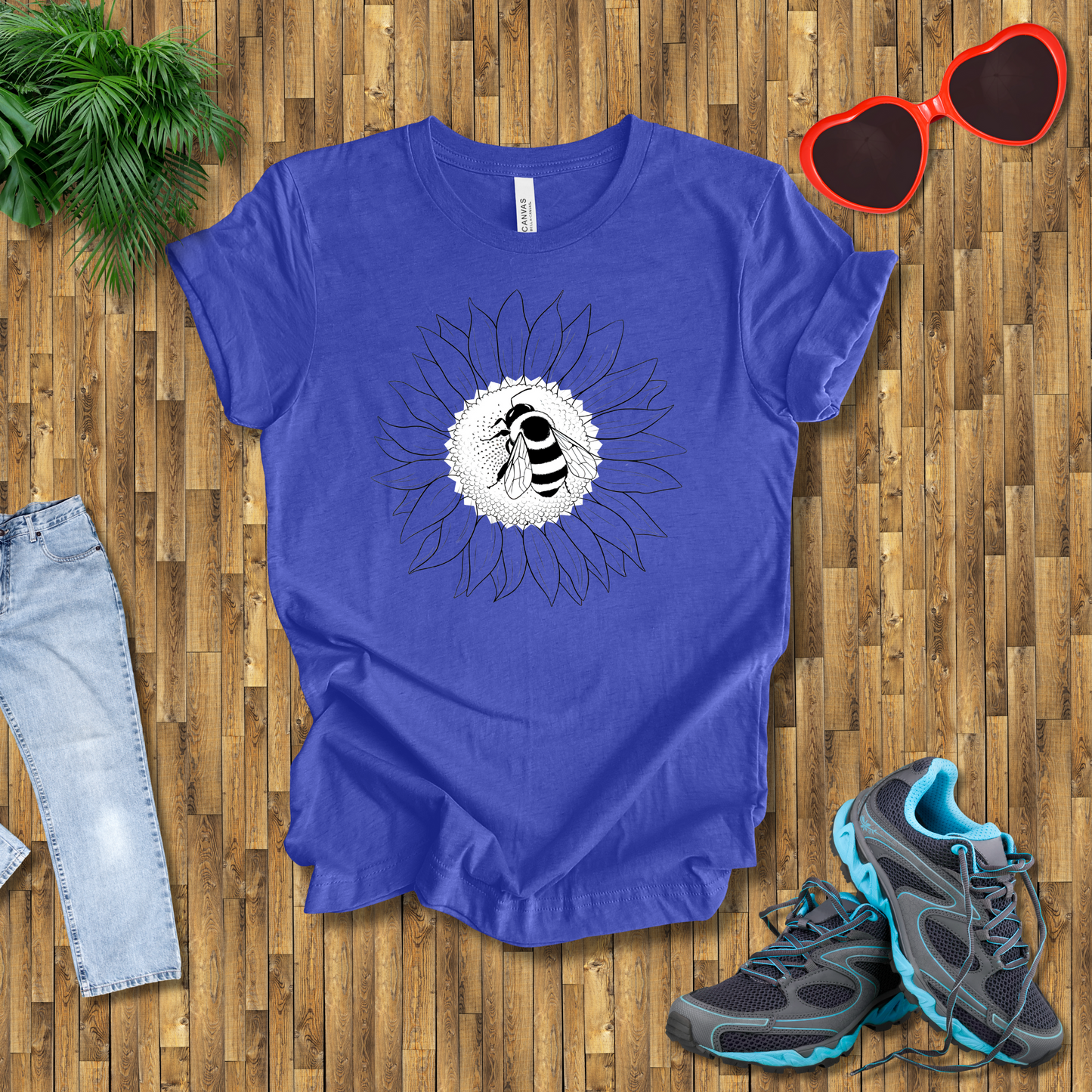 Bees on sunflowers T-Shirt