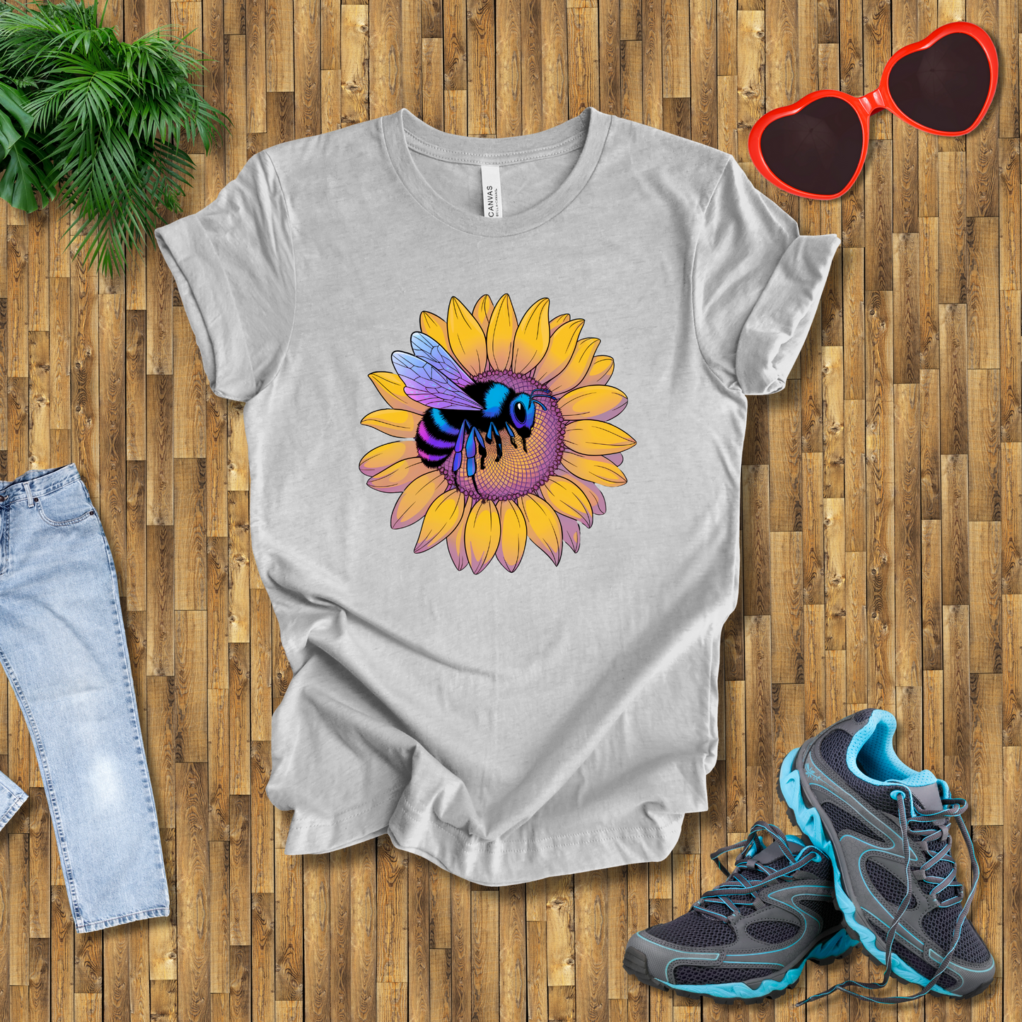 Bees on sunflowers T-Shirt