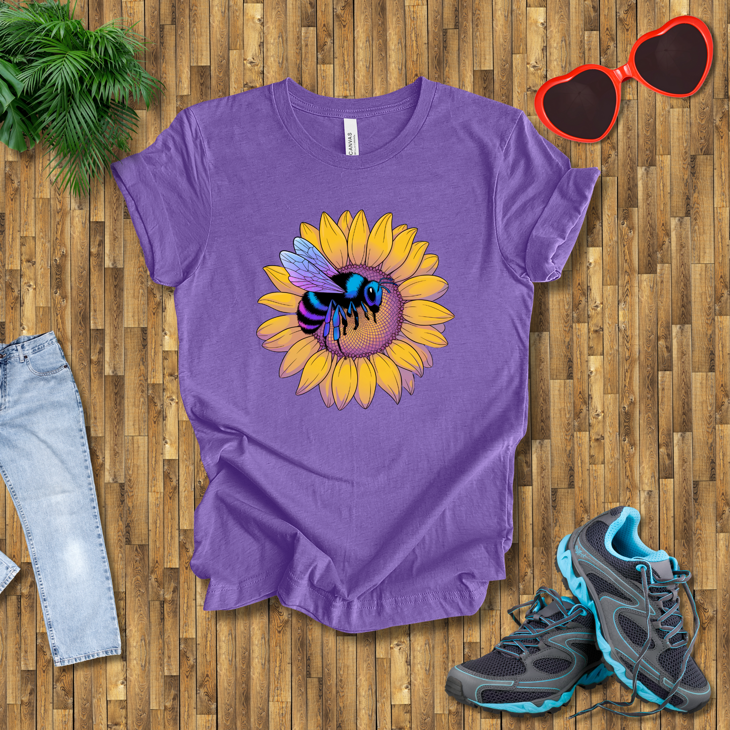 Bees on sunflowers T-Shirt