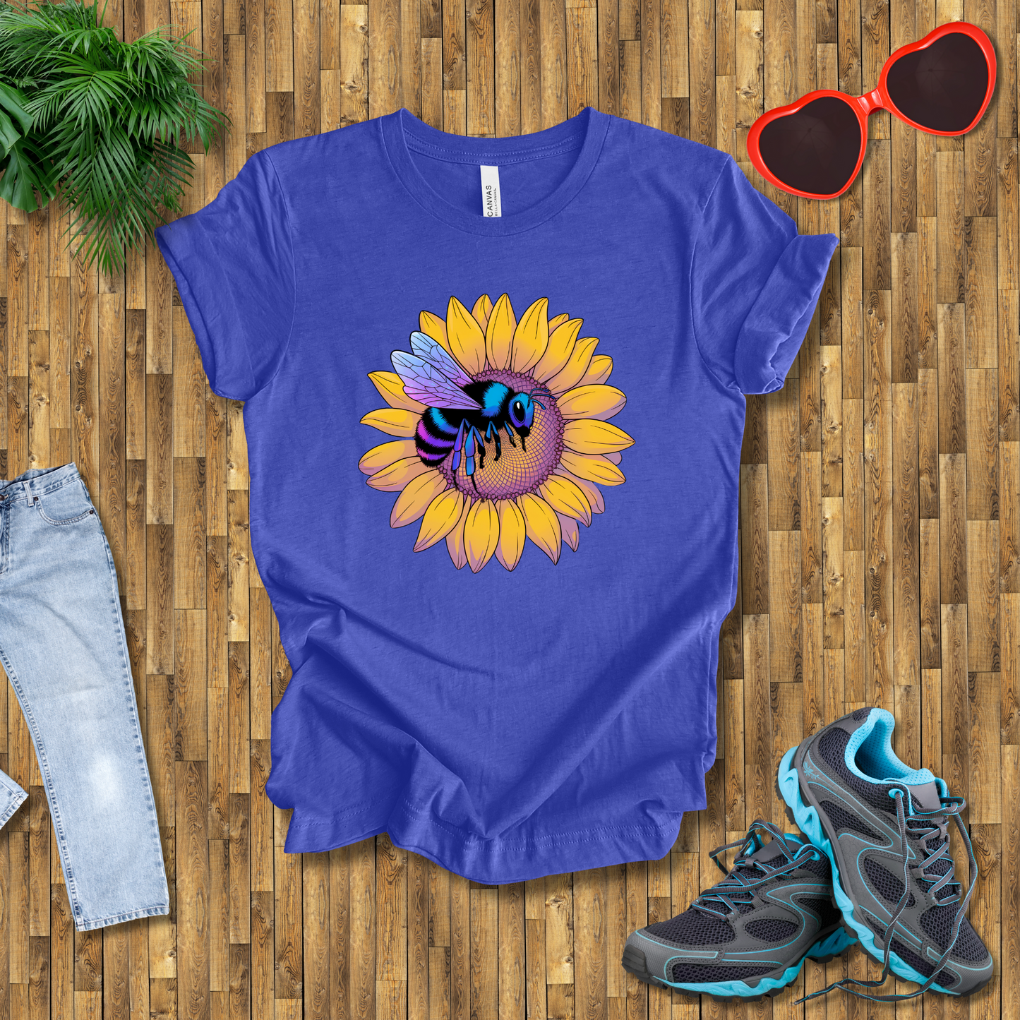 Bees on sunflowers T-Shirt