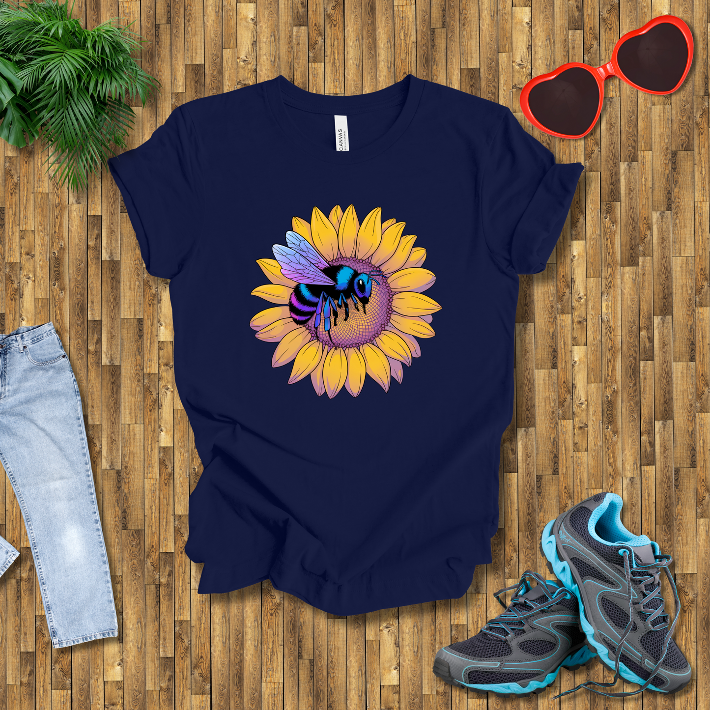 Bees on sunflowers T-Shirt