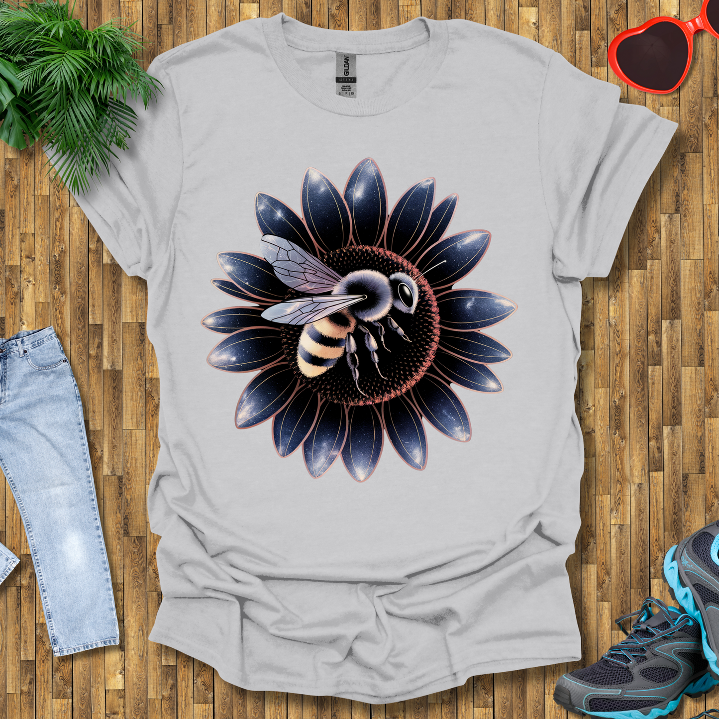 Bees on sunflowers T-Shirt