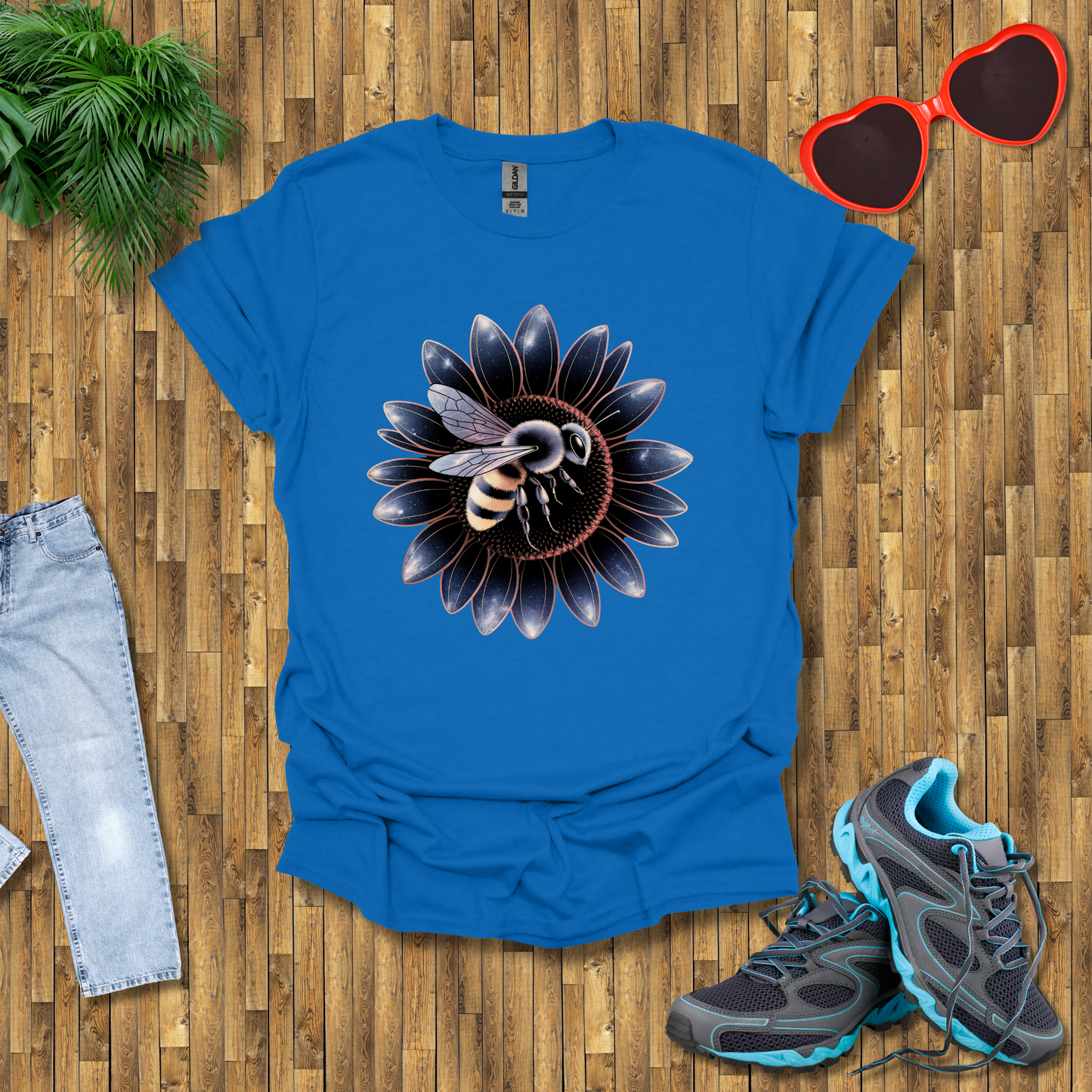 Bees on sunflowers T-Shirt