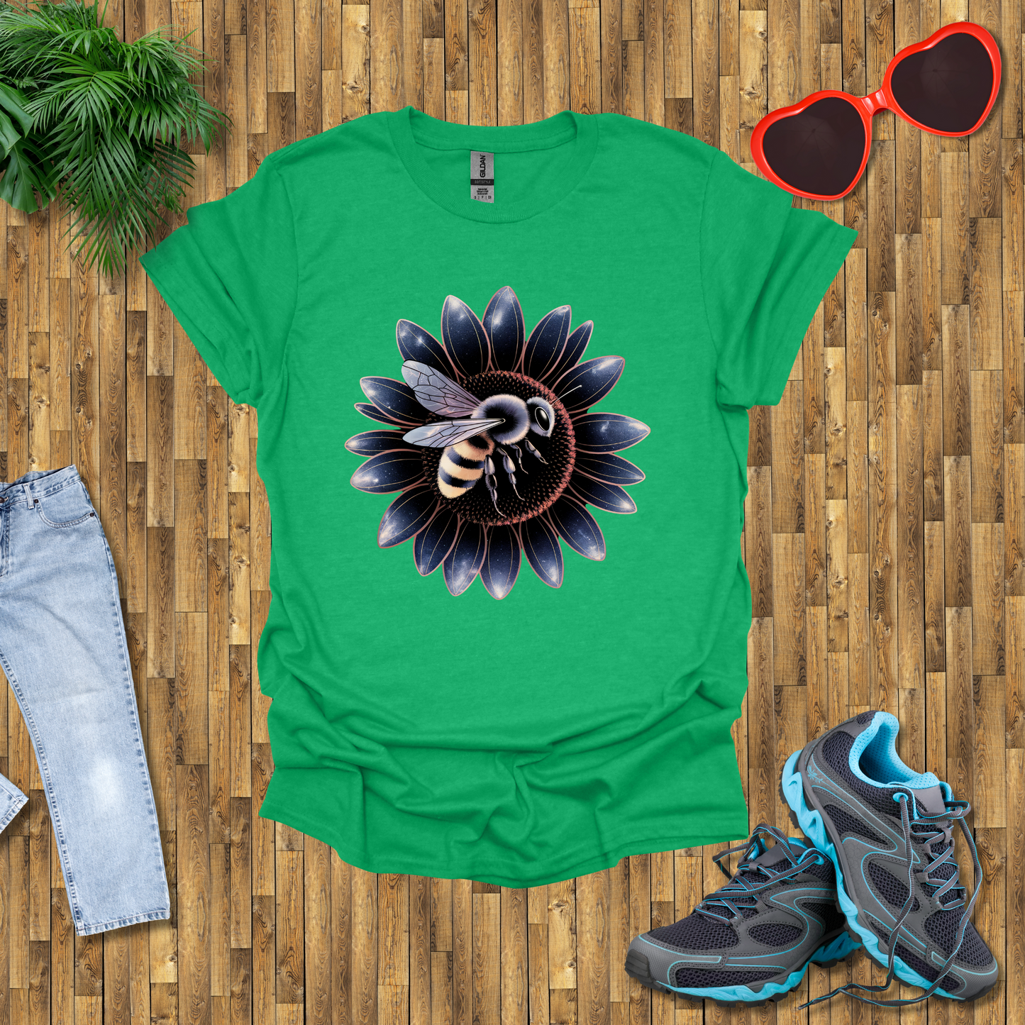 Bees on sunflowers T-Shirt