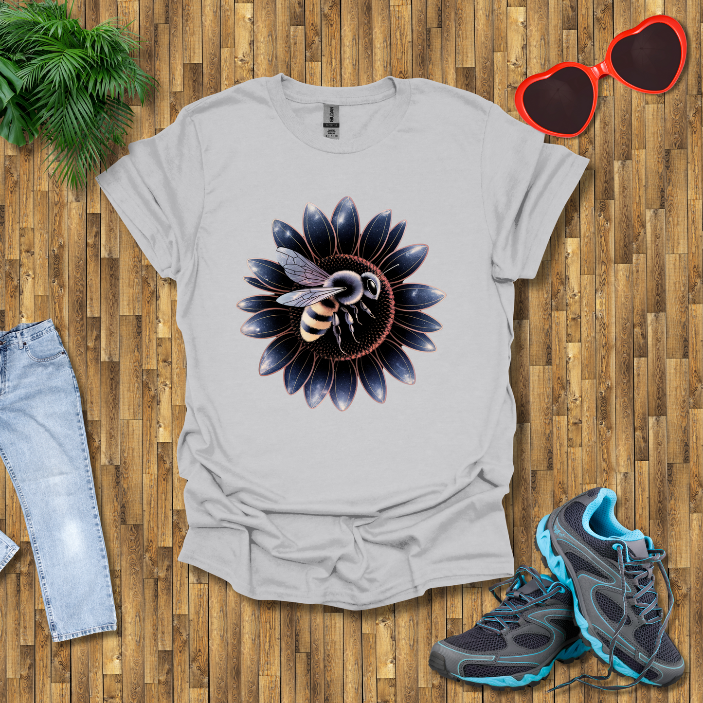 Bees on sunflowers T-Shirt
