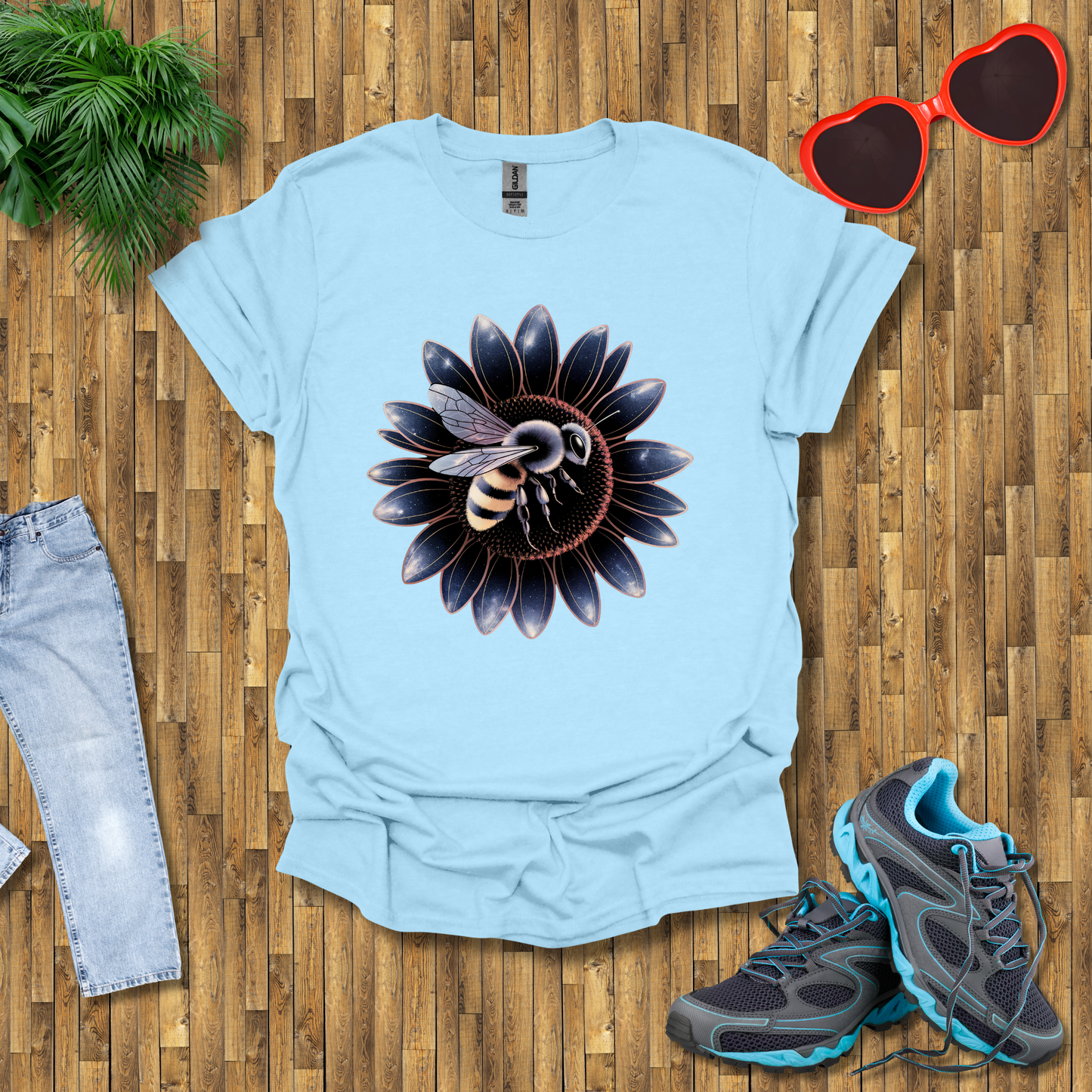 Bees on sunflowers T-Shirt