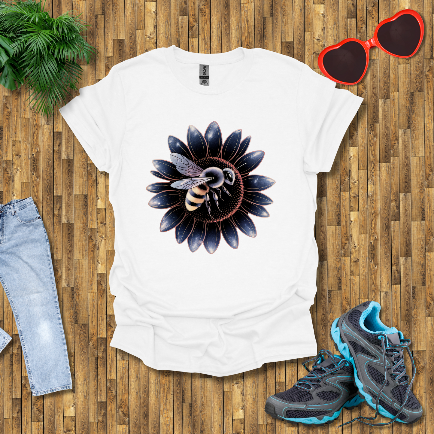 Bees on sunflowers T-Shirt