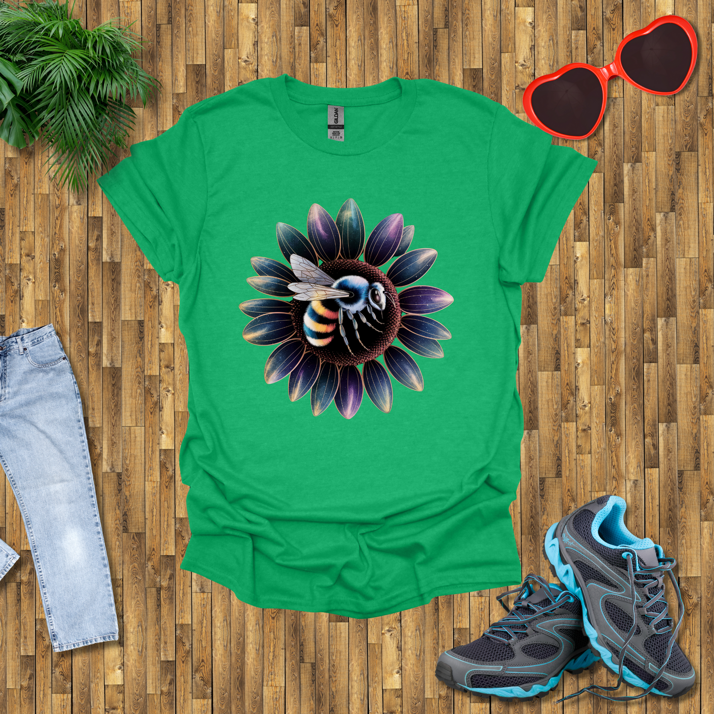 Bees on sunflowers T-Shirt