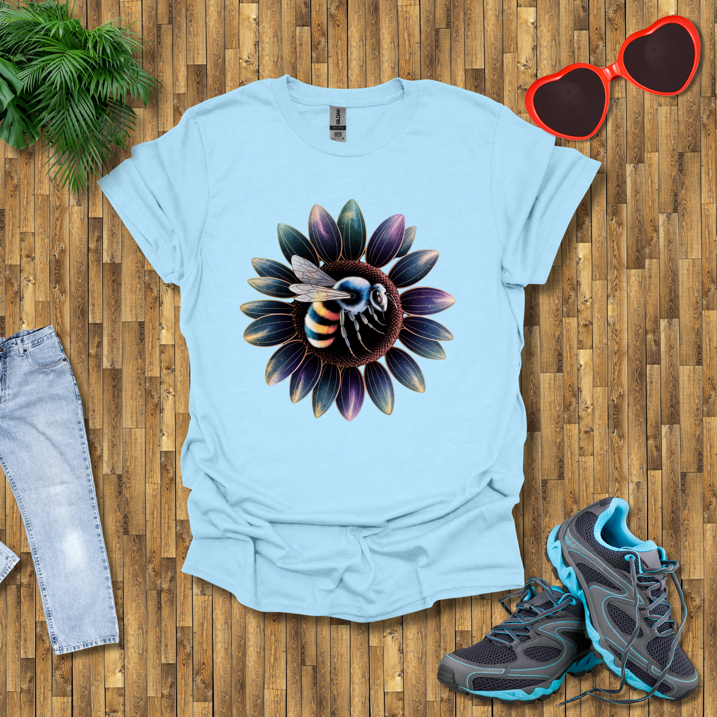 Bees on sunflowers T-Shirt