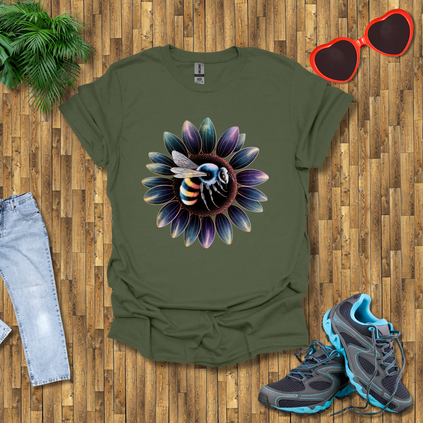 Bees on sunflowers T-Shirt