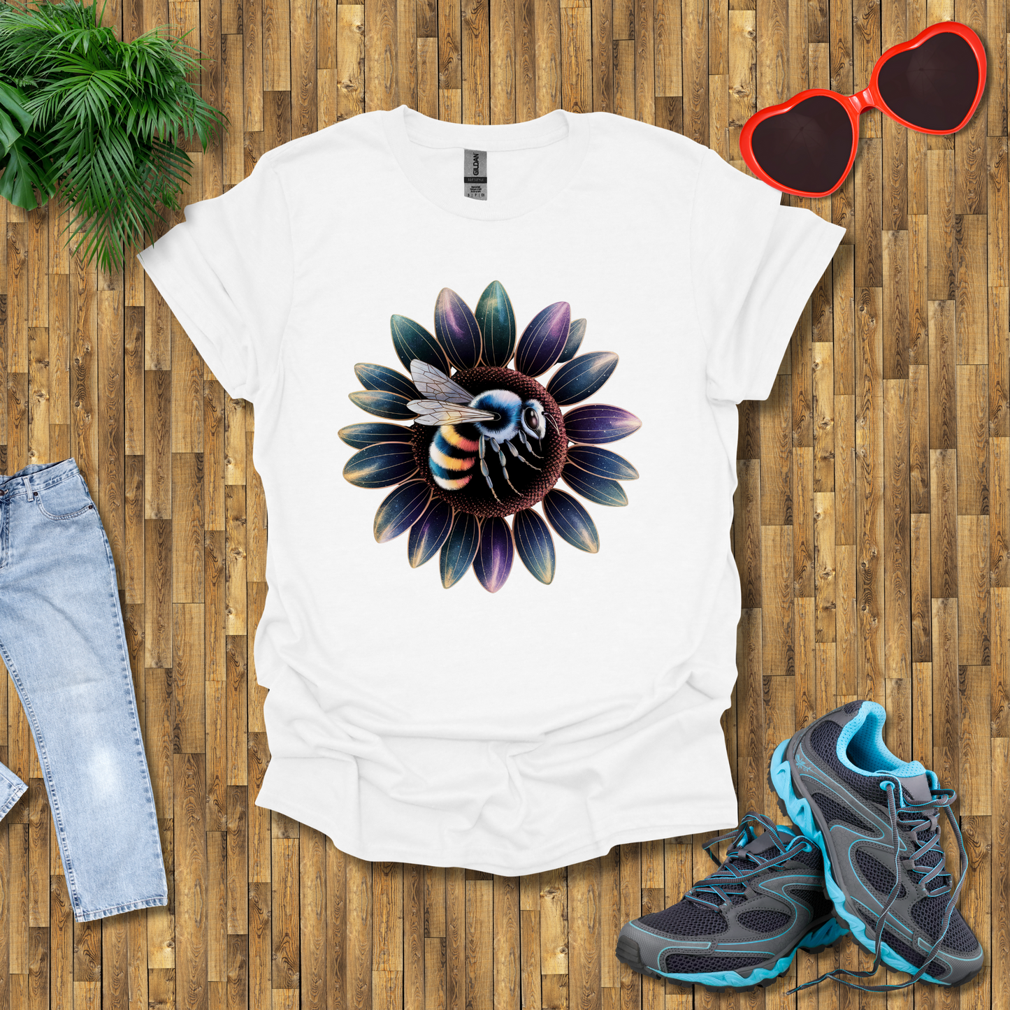 Bees on sunflowers T-Shirt