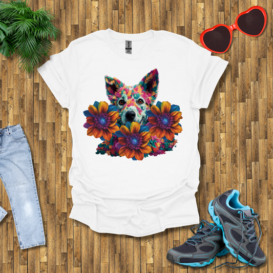 Galactic leafy dog T-Shirt