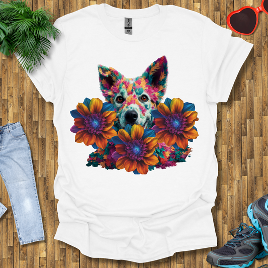 Galactic leafy dog T-Shirt