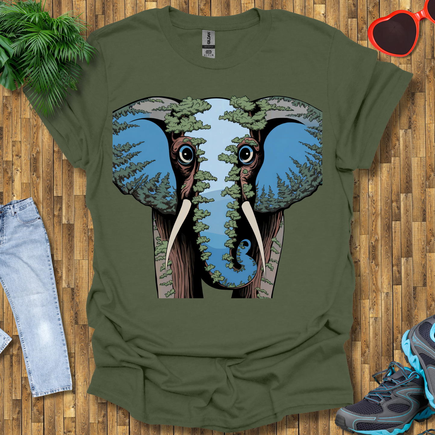 Elephant tree head T-Shirt