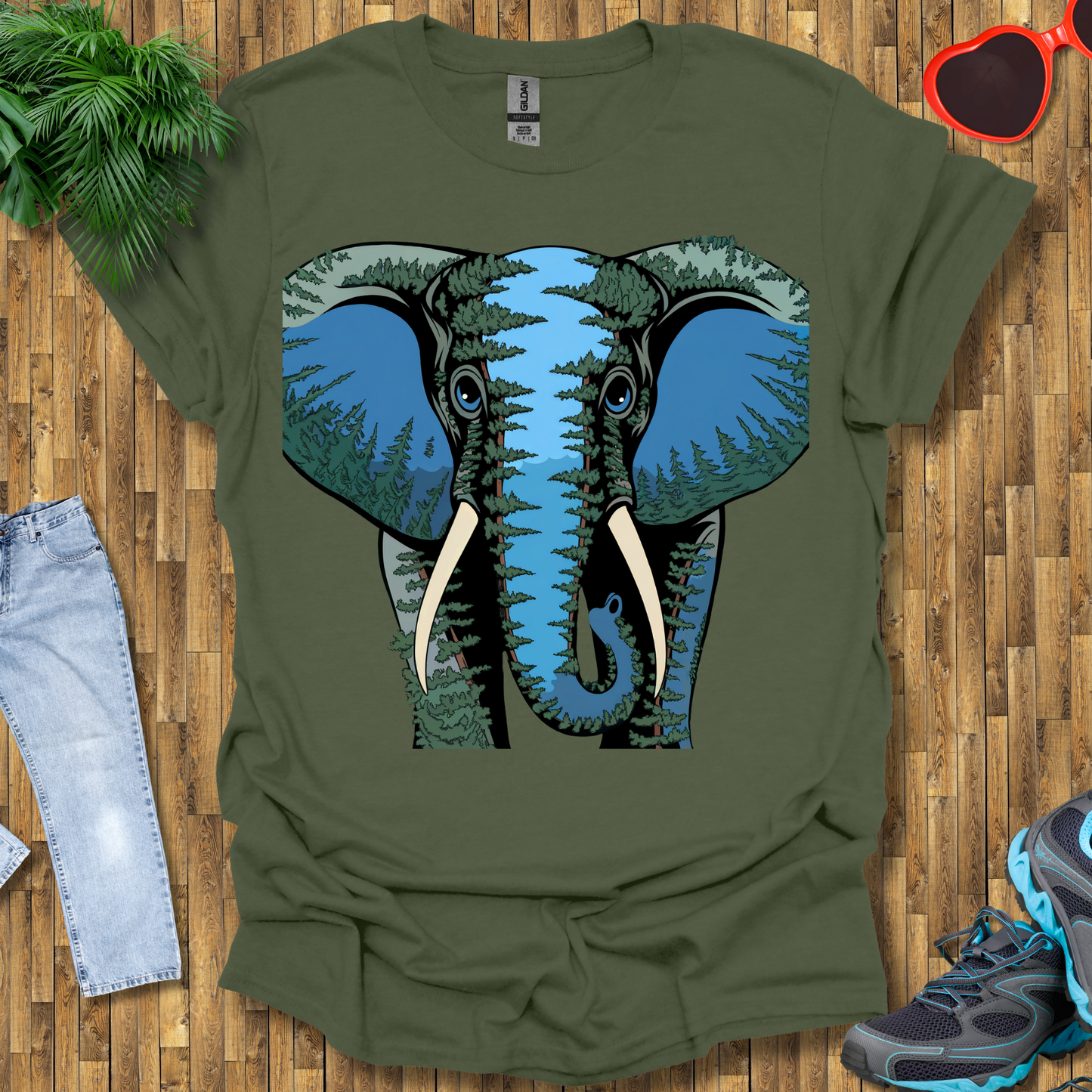 Elephant tree head T-Shirt