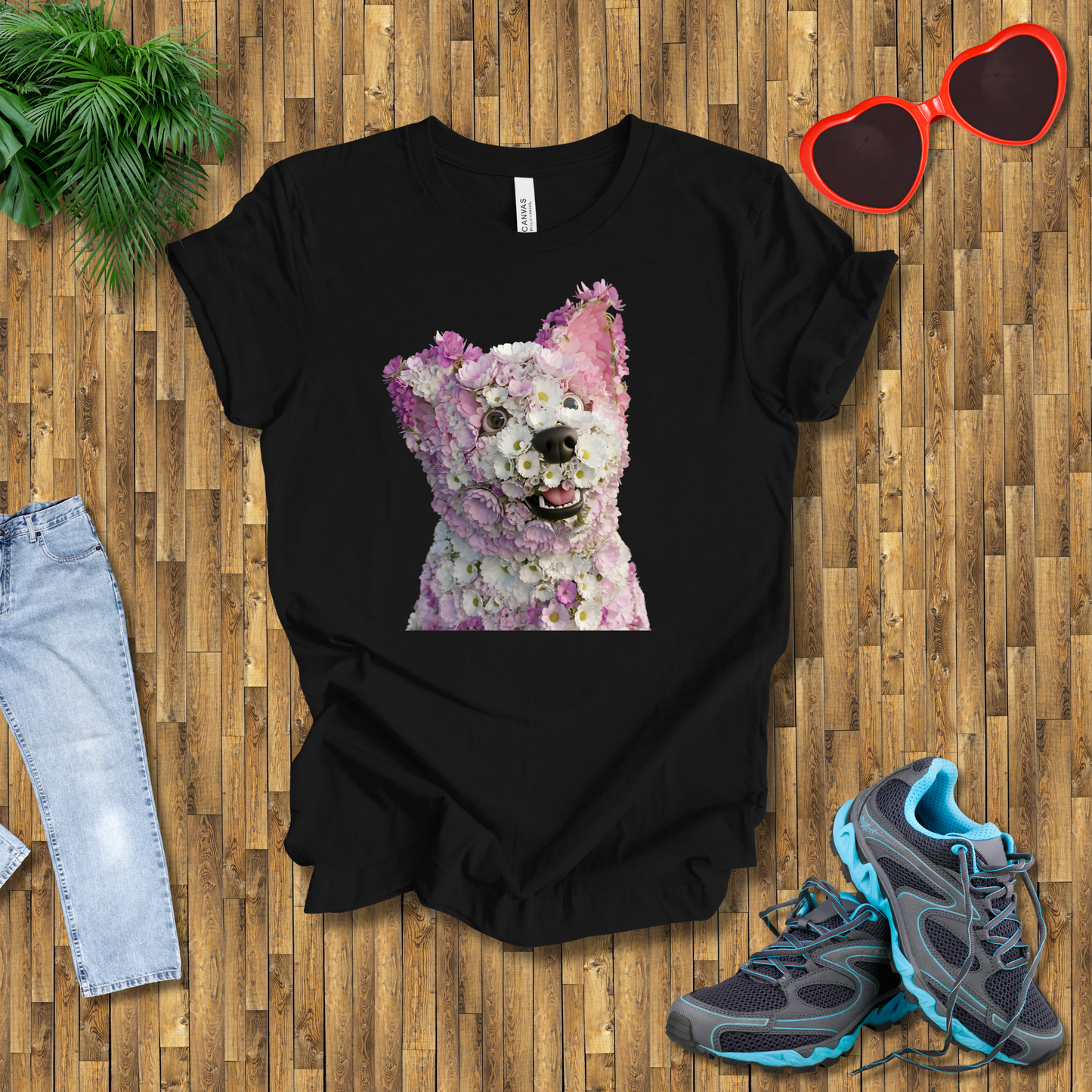 Flower dog T-Shirt