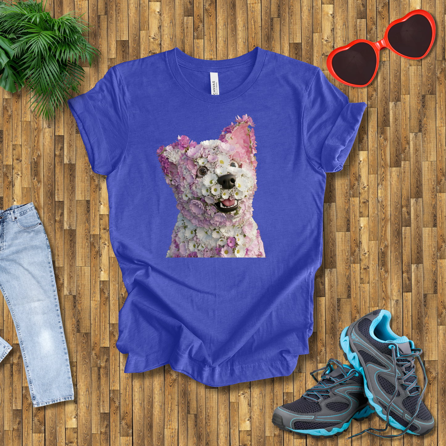 Flower dog T-Shirt