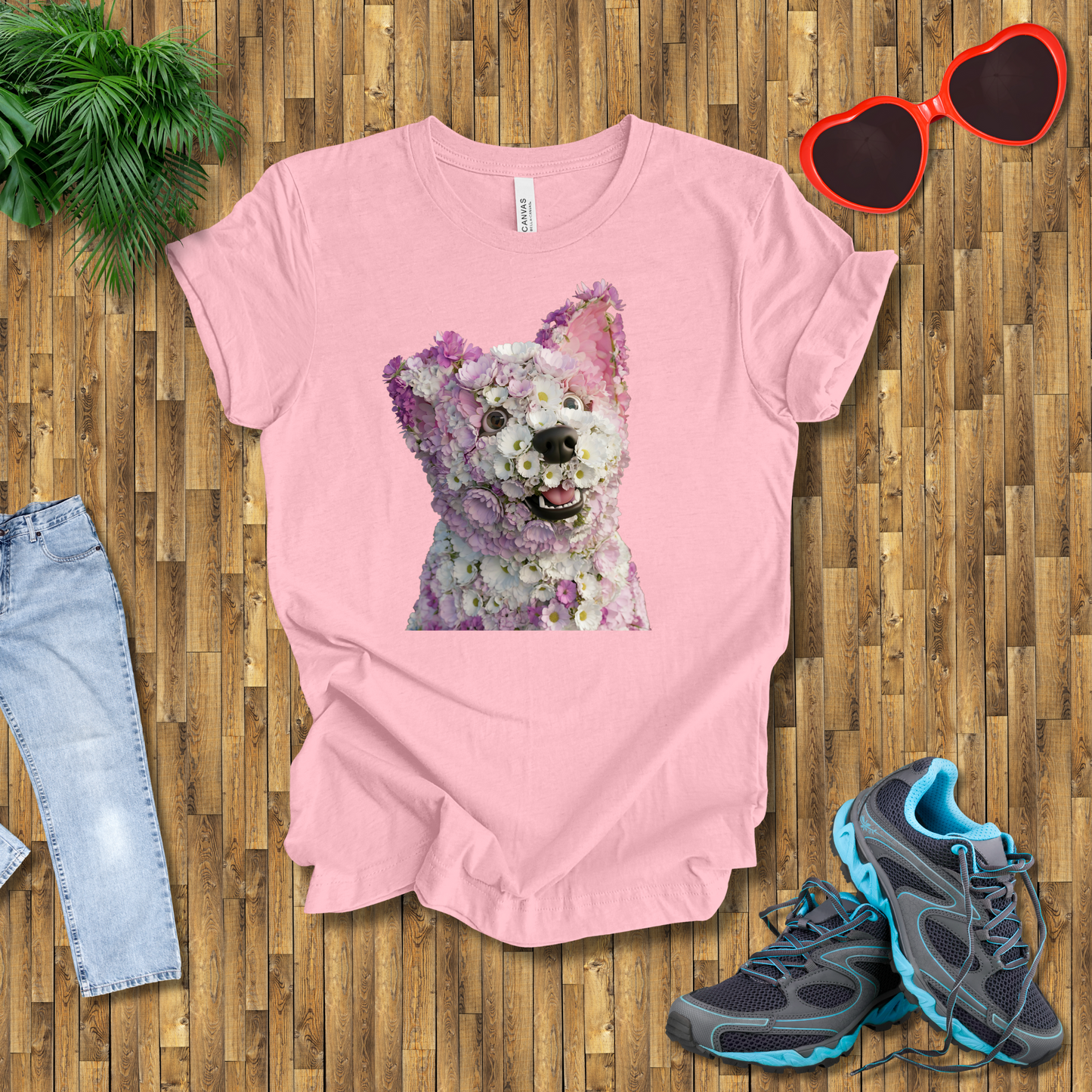 Flower dog T-Shirt