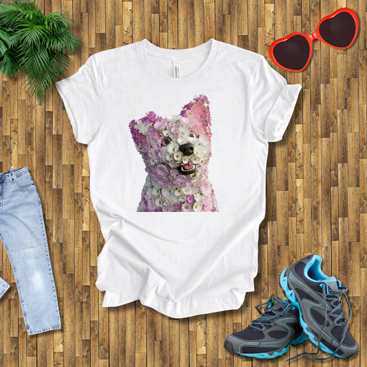 Flower dog T-Shirt