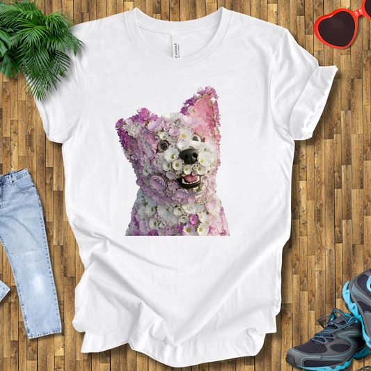 Flower dog T-Shirt