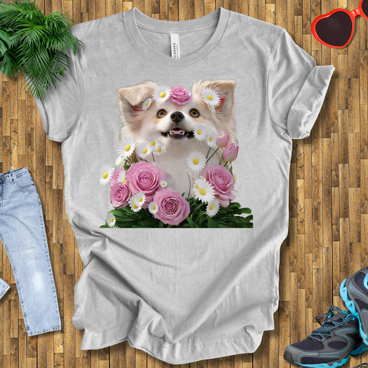 Flower dog T-Shirt