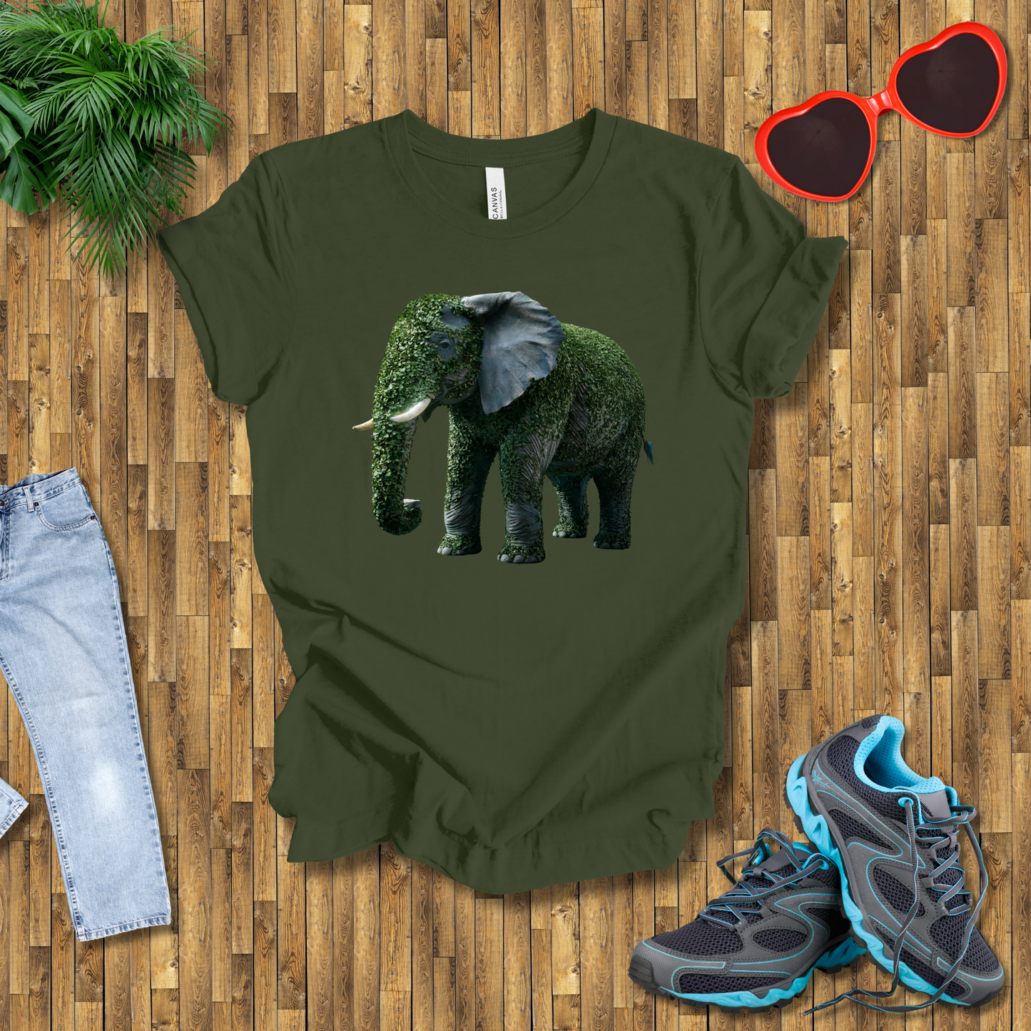 Grass elephant T-Shirt