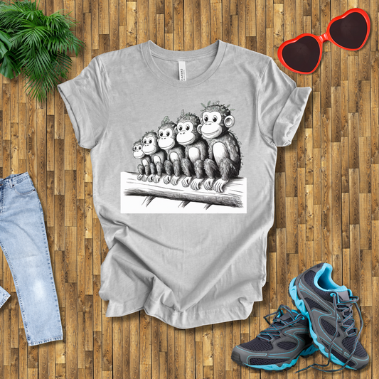Leafy monkey T-Shirt