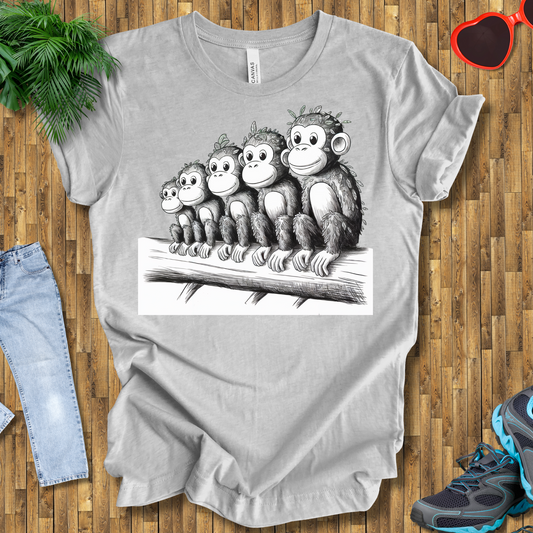 Leafy monkey T-Shirt