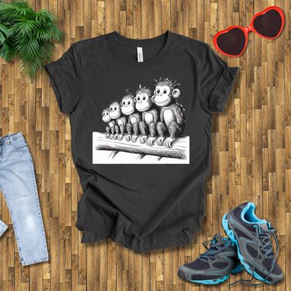 Leafy monkey T-Shirt