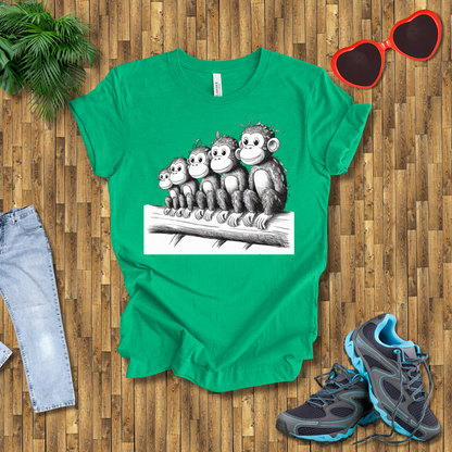 Leafy monkey T-Shirt