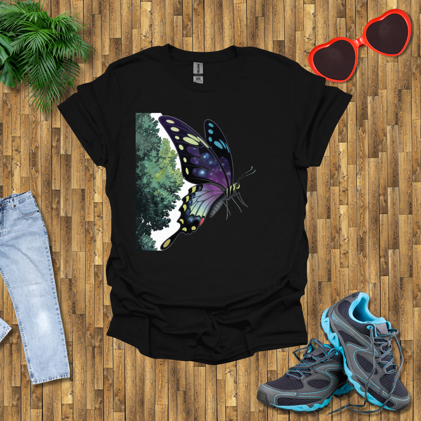Trees in a butterfly T-Shirt