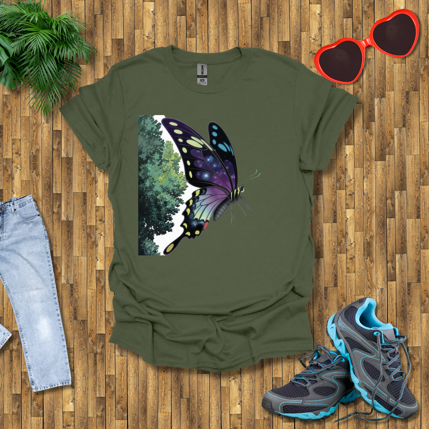 Trees in a butterfly T-Shirt