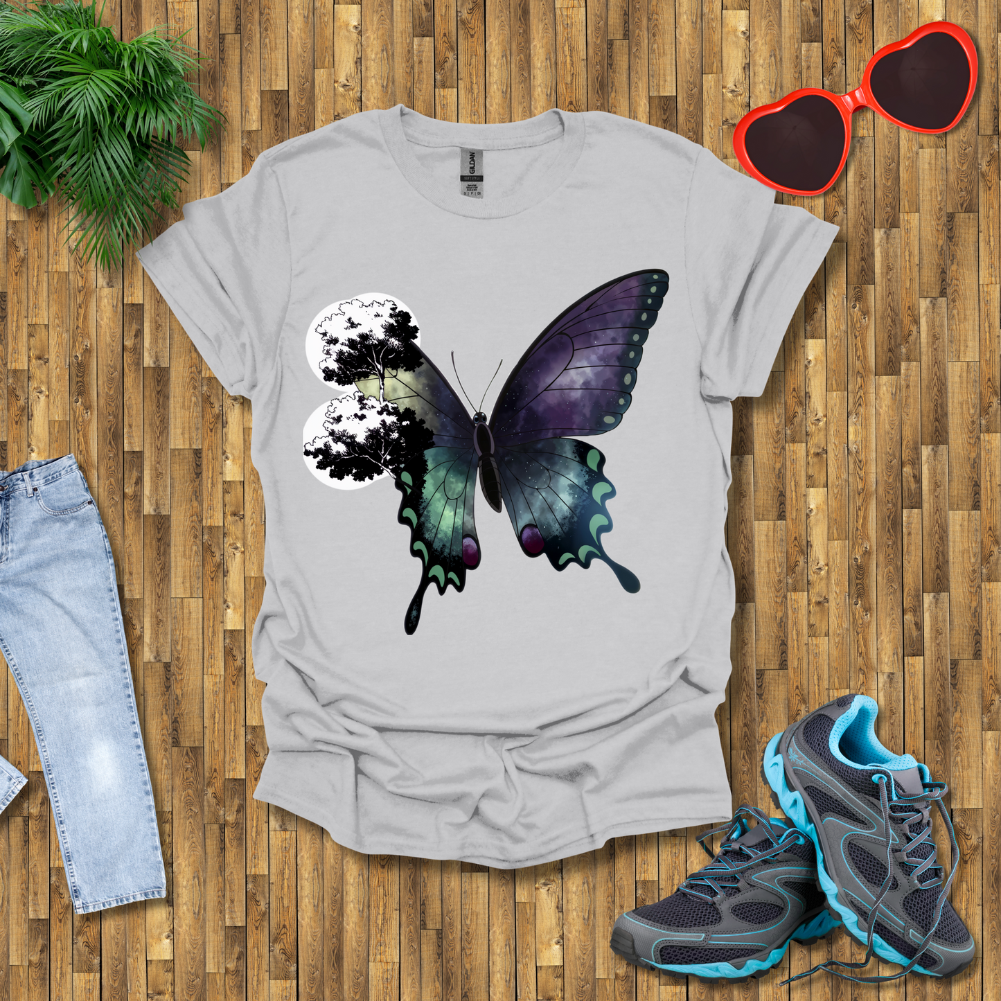 Trees in a butterfly T-Shirt