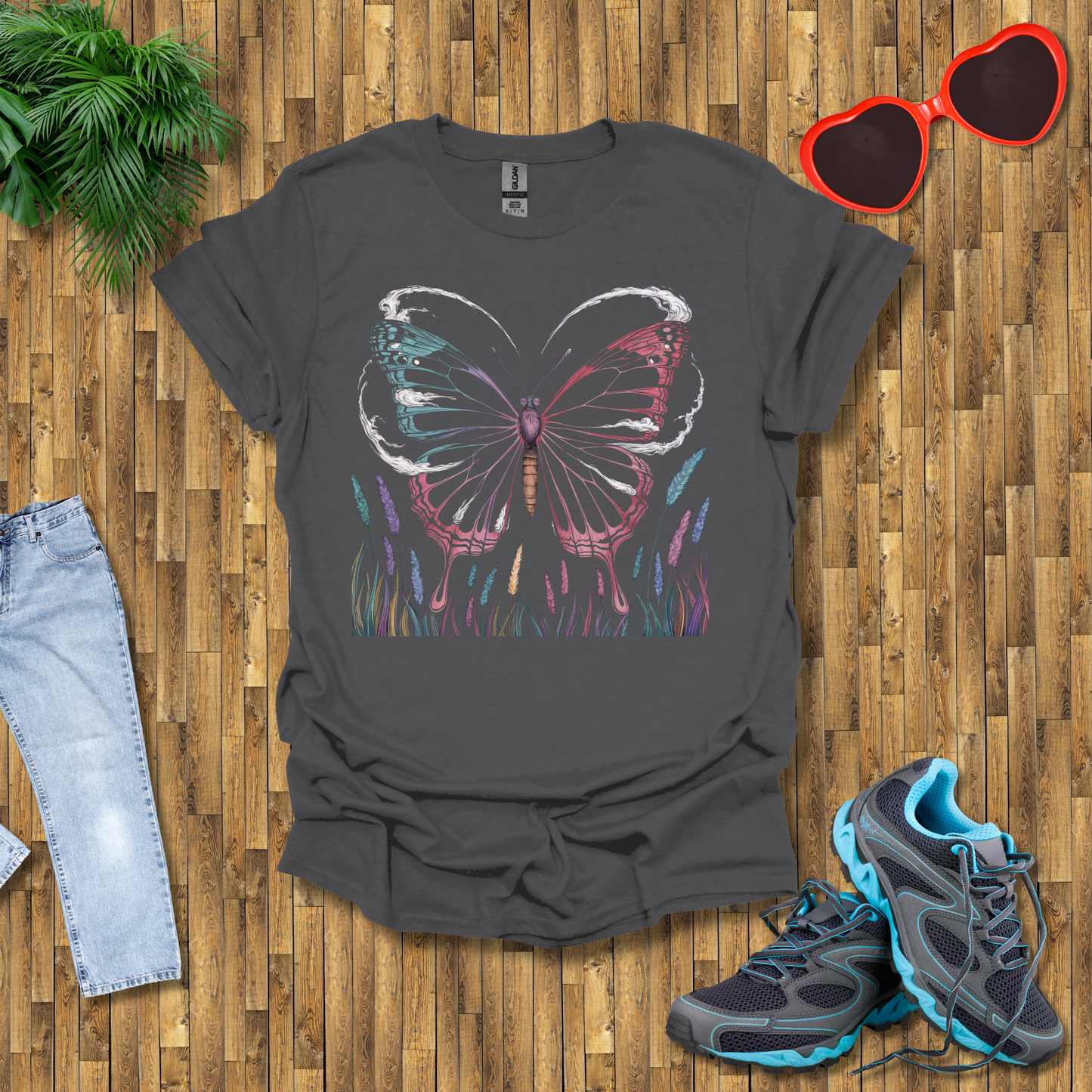 Butterflies in grasses T-Shirt
