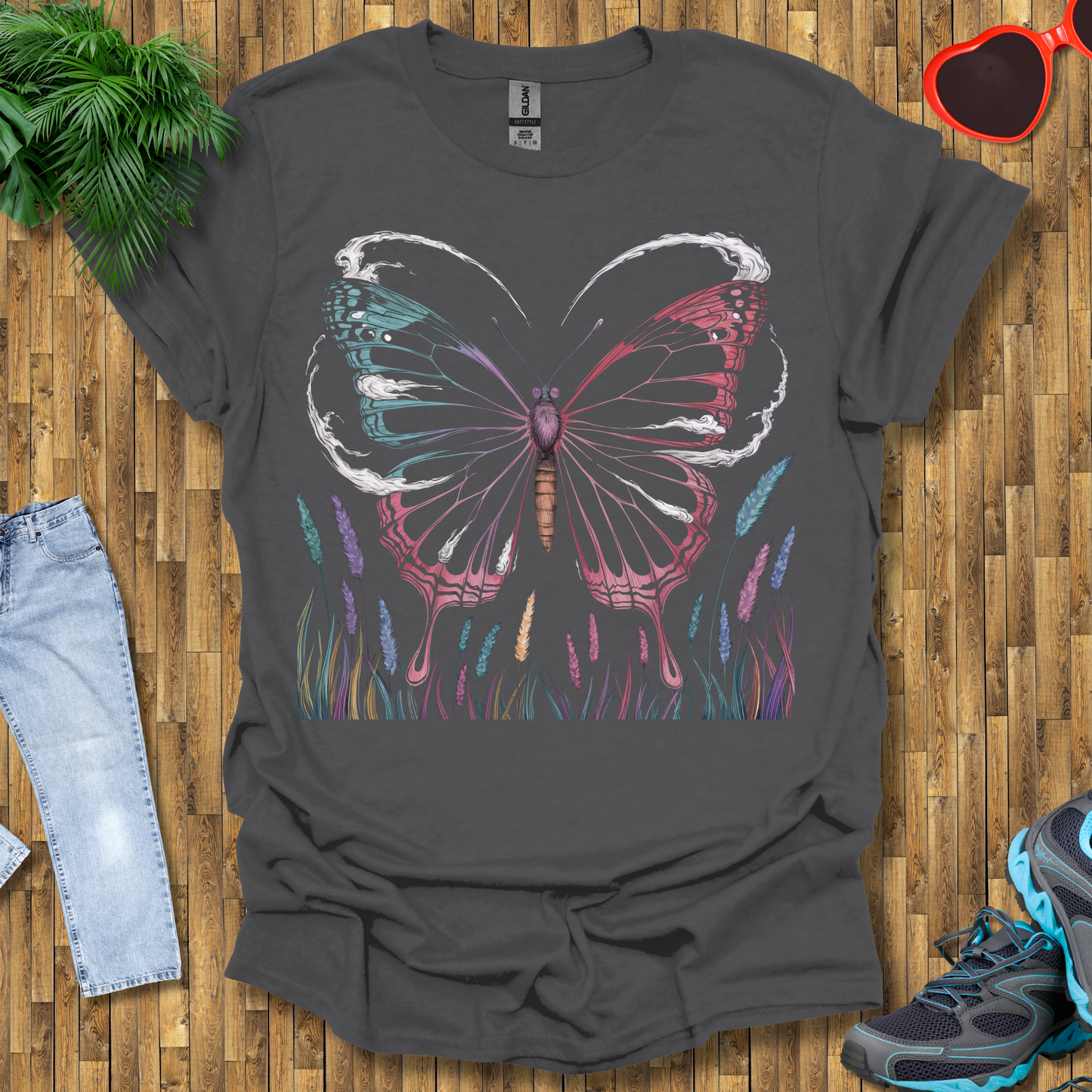 Butterflies in grasses T-Shirt