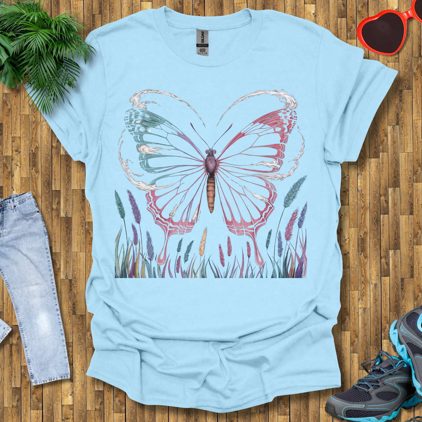 Butterflies in grasses T-Shirt