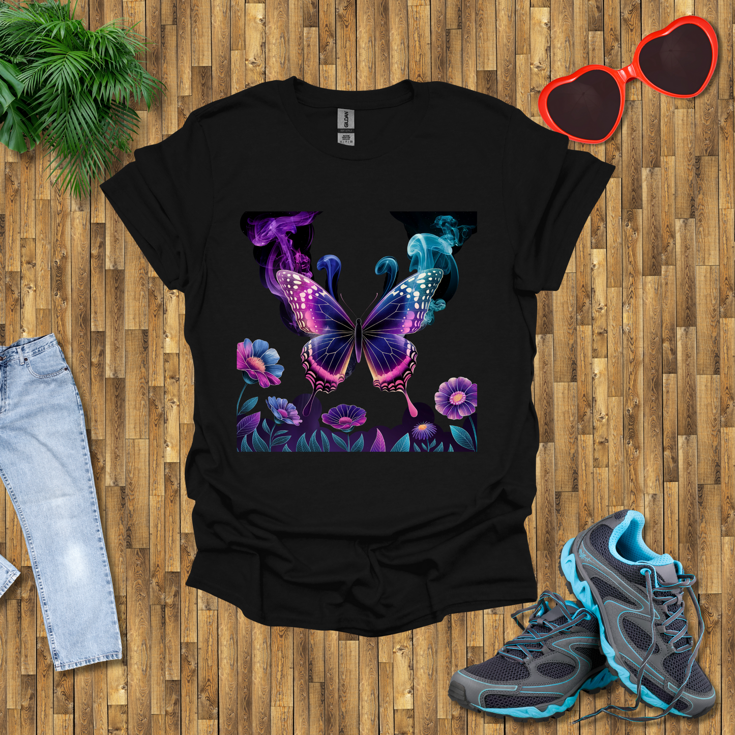 Smoky butterflies in the wild T-Shirt