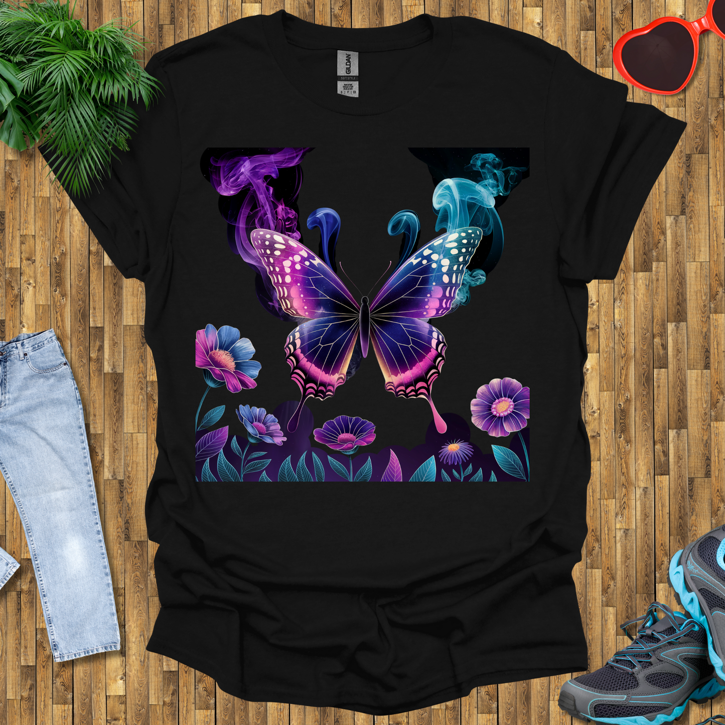 Smoky butterflies in the wild T-Shirt