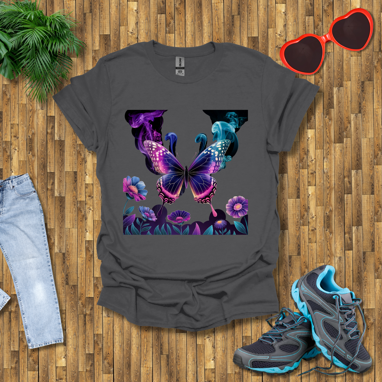 Smoky butterflies in the wild T-Shirt