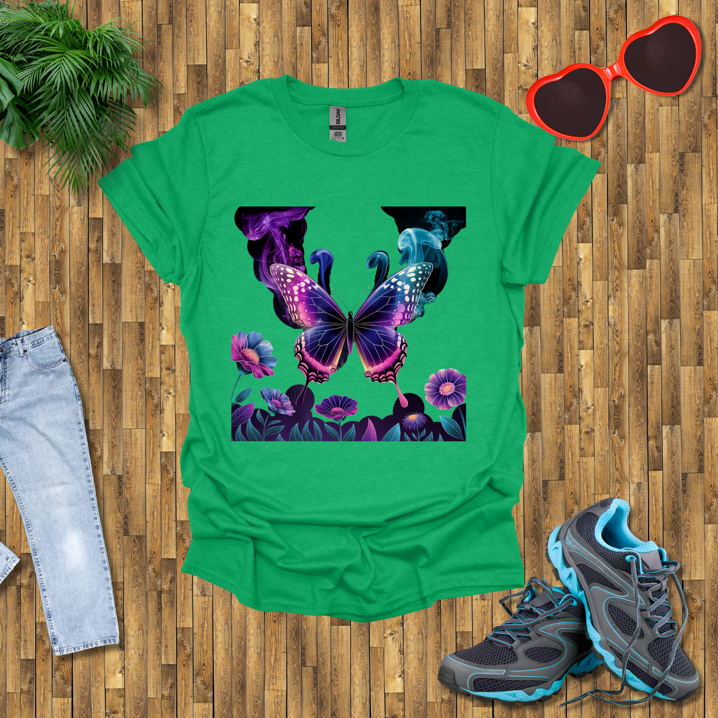 Smoky butterflies in the wild T-Shirt