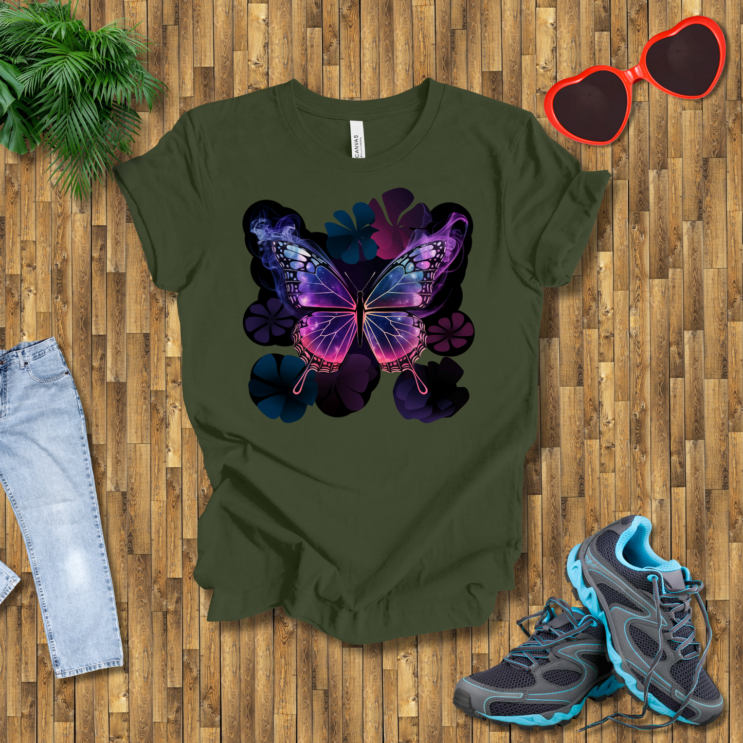 Smoky butterflies in the wild T-Shirt